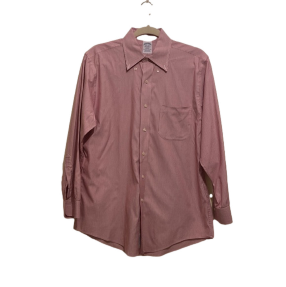 Brooks Brothers Regent Button Down Cotton Polo Shirt . Size 15 1/2 .